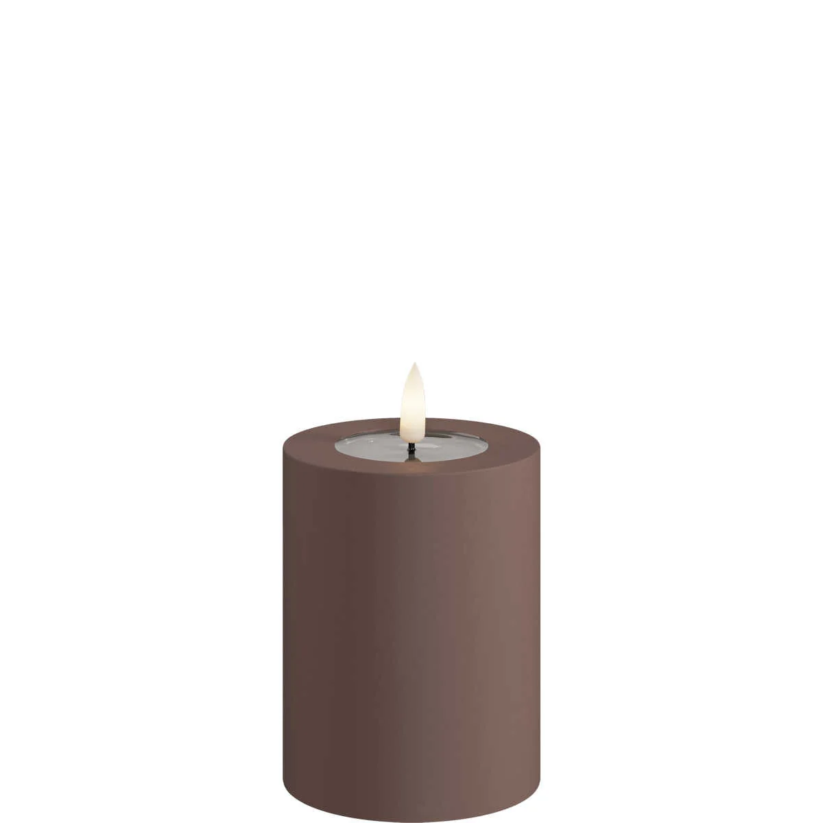Led-kynttilä ulkokäyttöön Ruskea (Mocca) halk. 7,5 cm - Image 2