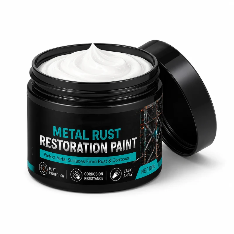 🔧🏠 50 % ALENNUS! Musta korjauspasta metallin ruostesuojaukseen – kunnostaa ruostuneet portit, kaiteet ja työkalut. Muodostaa suojakerroksen – vaihtoa ei tarvita! 🛡️✨ - Image 9