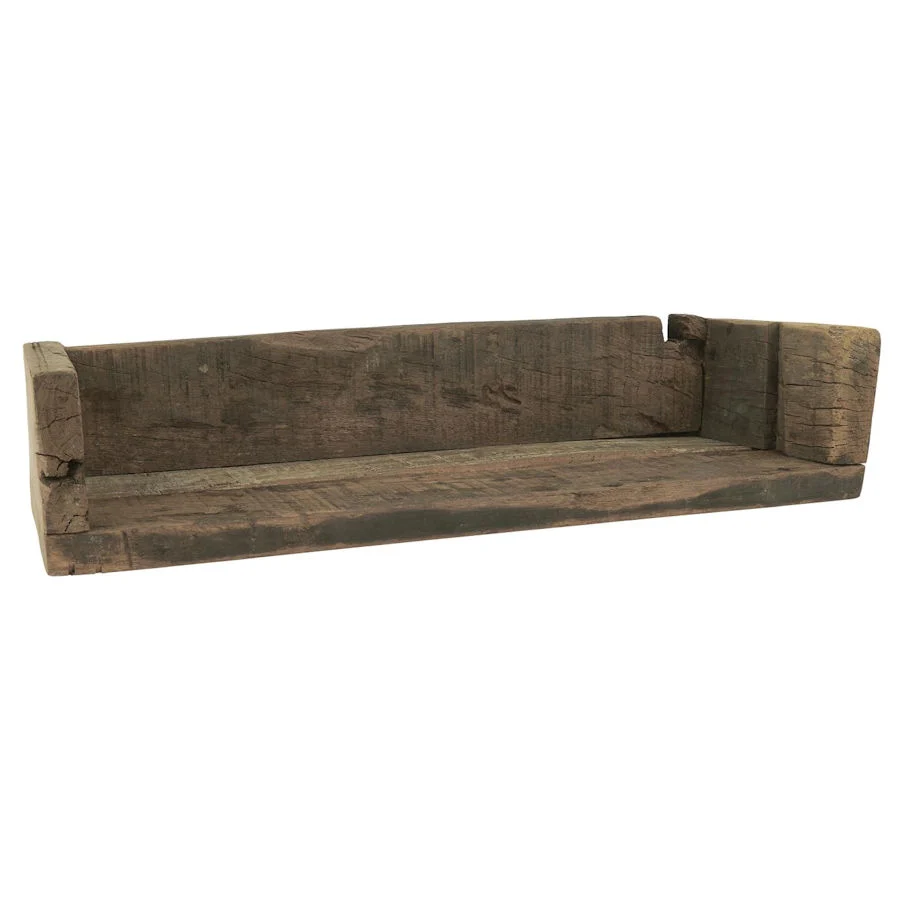 Puinen rustiikkinen seinähylly lev. 45 cm - Image 2
